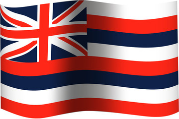 hawaiian flag waving