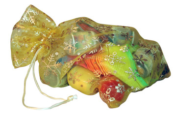 bag with gift isolated