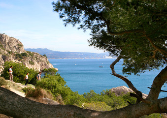 Randonnée au bord de mer