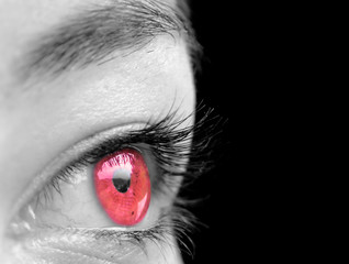 Fototapeta premium inspiration in pink eye