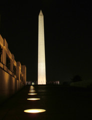 Obraz premium washington monument at night
