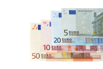 euro banknotes