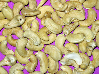 background from nuts
