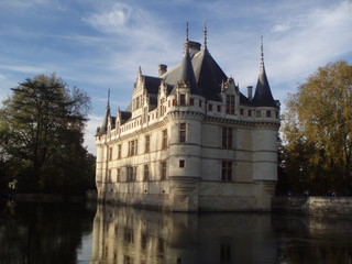 Fototapeta na wymiar château d'azay-le-rideau