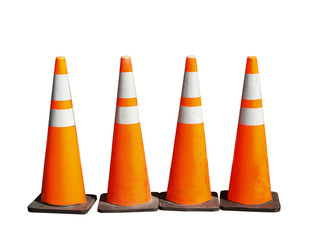 warning cones