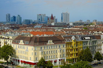 Obraz premium vienna general view from the prater