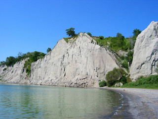 scarborough bluff from below