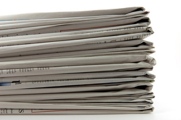 stack of newspaper