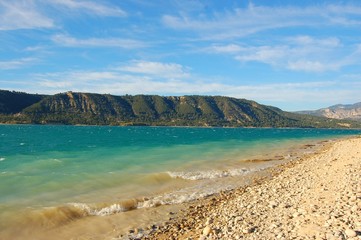 plage en lac