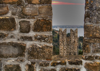 slovenia piran town walls