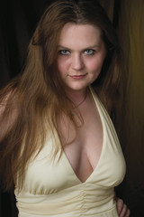 Fototapeta premium fashion model - evening gown