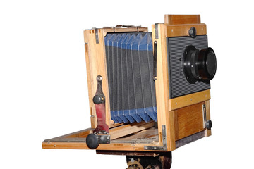 Fototapeta premium old wooden camera