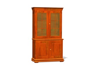 meuble vitrine en bois