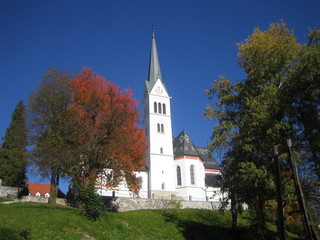 Fototapeta na wymiar Słoweński kościół