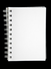 blank notebook