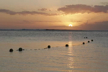 Keuken foto achterwand Le Morne, Mauritius tramonto romantico