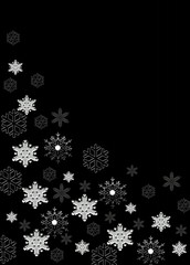 christmas black frame