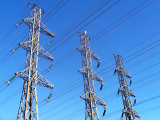high-voltage line