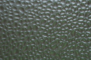 water drops on glass