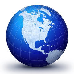 world globe america - 1638714