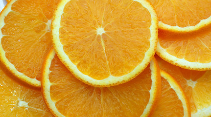 background with oranges