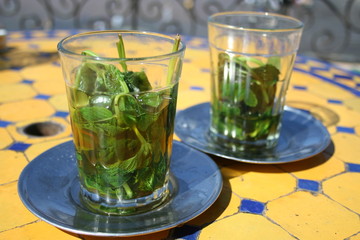 thé à la menthe