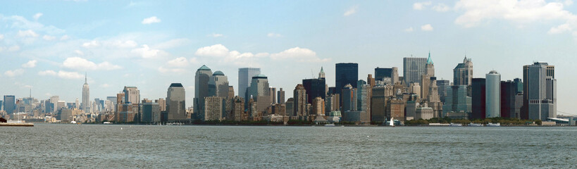 Fototapeta na wymiar manhattan skyline, new york city