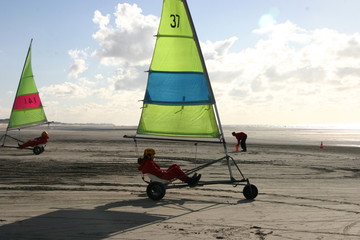 Fototapeta premium char à voile