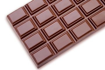 chocolate on white