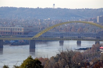 river view from hilltop