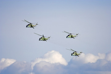 attack helicopters