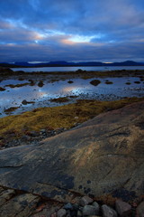 superb colors at low tide in the lofoten islands