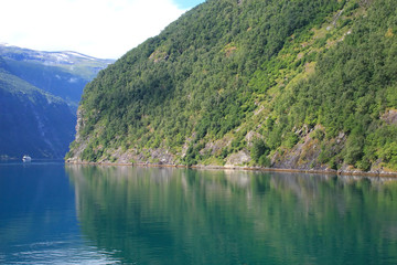 Naklejka na ściany i meble norwegian fjords