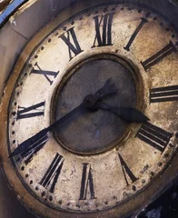 Fotobehang old grunge clock © javarman