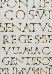 roman letters
