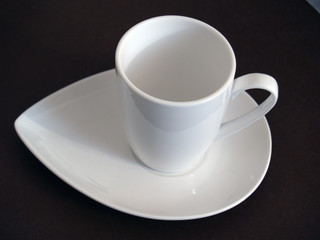 white cup