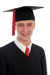 portrait of a man in graduation robes