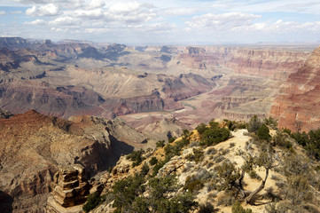 Fototapeta na wymiar grand canyon vom yaki point