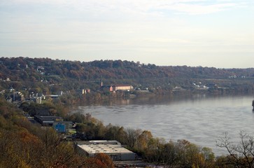river view from hilltop