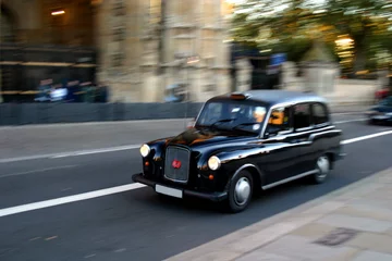 Fotobehang london taxi © AlexQ