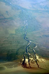 Deurstickers river delta © Xavier MARCHANT