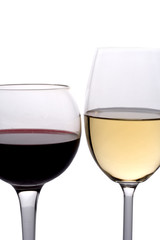 red wine being poured in a glass