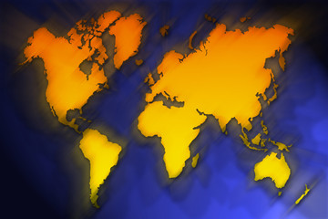 world map © Murat BAYSAN