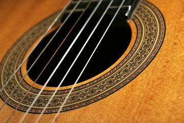 classical guitar (close-up)