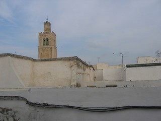 terrazas y minarete
