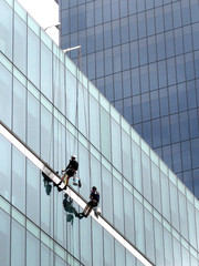 cleaning windows