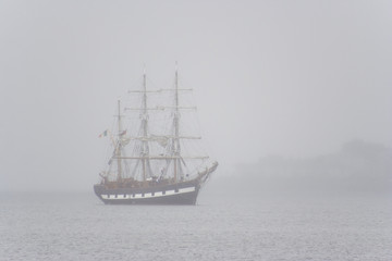 misty tallship
