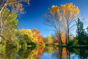 Abwaschbare Fototapete Herbst Herbstlandschaft