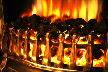 warm fire