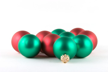 red and green balls alpha